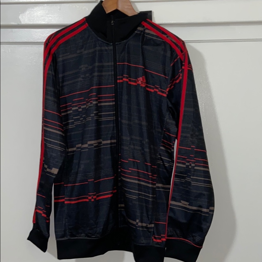 Adidas full zip track jacket